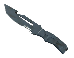 ★ Survival Knife | Night Stripe (Well-Worn)