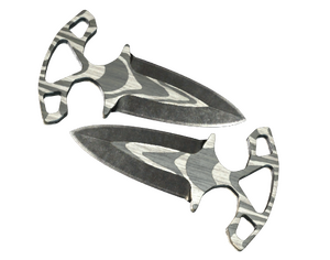 ★ StatTrak™ Shadow Daggers | Black Laminate (Well-Worn)