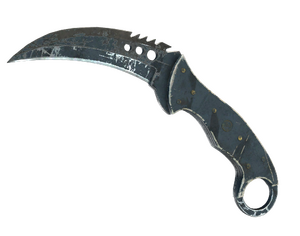 ★ StatTrak™ Talon Knife | Night Stripe (Battle-Scarred)