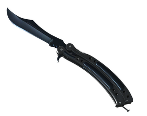 ★ Butterfly Knife | Blue Steel (Well-Worn)