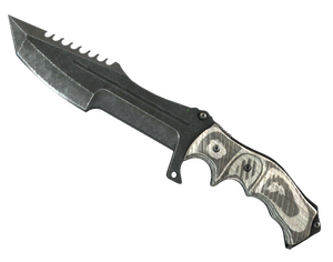 ★ StatTrak™ Huntsman Knife | Black Laminate (Field-Tested)