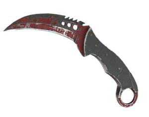 ★ Talon Knife | Crimson Web (Battle-Scarred)
