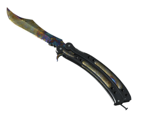 ★ Butterfly Knife | Case Hardened (Battle-Scarred)