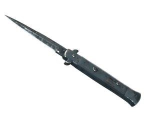 ★ Stiletto Knife | Night Stripe (Battle-Scarred)
