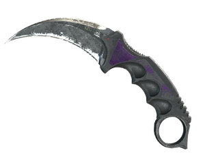 ★ StatTrak™ Karambit | Ultraviolet (Battle-Scarred)