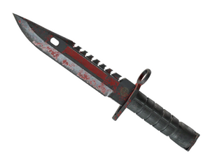 ★ M9 Bayonet | Crimson Web (Battle-Scarred)