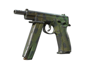 CZ75-Auto | Jungle Dashed (Well-Worn)