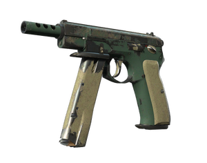 CZ75-Auto | Green Plaid (Battle-Scarred)