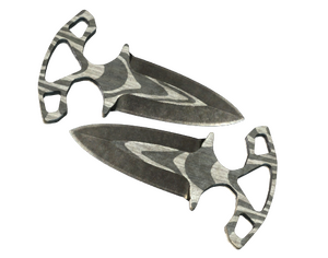 ★ StatTrak™ Shadow Daggers | Black Laminate (Battle-Scarred)