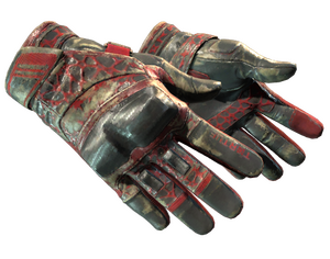 ★ Moto Gloves | Blood Pressure (Battle-Scarred)