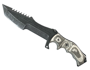 ★ StatTrak™ Huntsman Knife | Black Laminate (Minimal Wear)