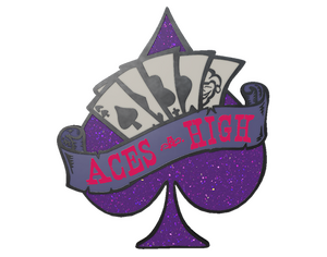 Aces High Pin