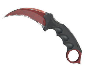 ★ Karambit | Crimson Web (Well-Worn)
