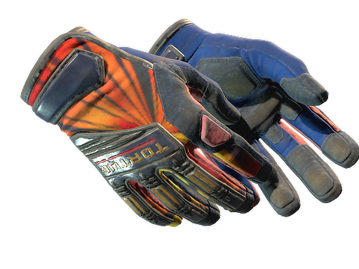 ★ Specialist Gloves | Sunburst (Battle-Scarred)