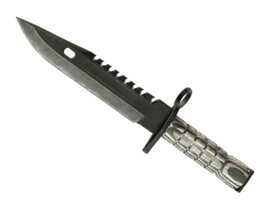 ★ StatTrak™ M9 Bayonet | Black Laminate (Battle-Scarred)