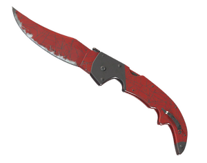 ★ StatTrak™ Falchion Knife | Crimson Web (Field-Tested)