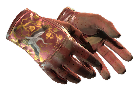 ★ Driver Gloves | Brocade Crane (Battle-Scarred)