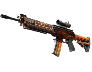StatTrak™ SG 553 | Tiger Moth (Field-Tested)