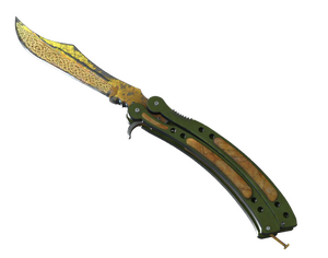 ★ StatTrak™ Butterfly Knife | Lore (Battle-Scarred)