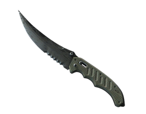 ★ Flip Knife | Damascus Steel (Battle-Scarred)