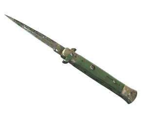 ★ Stiletto Knife | Forest DDPAT (Battle-Scarred)