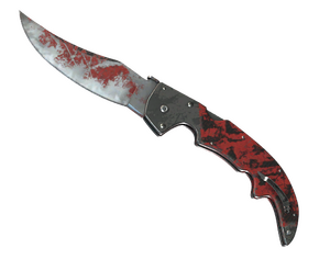 ★ Falchion Knife | Crimson Web (Battle-Scarred)
