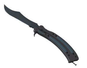 ★ StatTrak™ Butterfly Knife | Night (Minimal Wear)