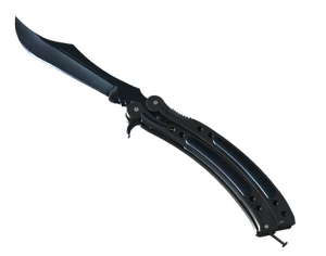 ★ StatTrak™ Butterfly Knife | Blue Steel (Minimal Wear)