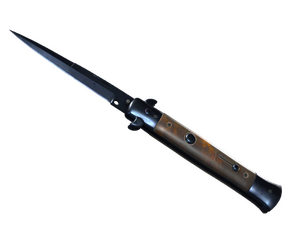 ★ Stiletto Knife | Blue Steel (Battle-Scarred)