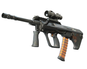 AUG | Amber Slipstream (Battle-Scarred)