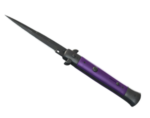 ★ Stiletto Knife | Ultraviolet (Well-Worn)