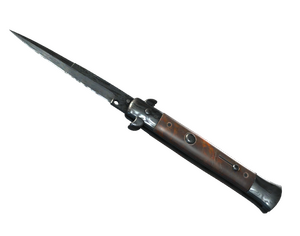 ★ StatTrak™ Stiletto Knife | Damascus Steel (Battle-Scarred)