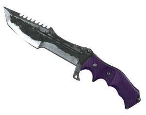 ★ StatTrak™ Huntsman Knife | Ultraviolet (Battle-Scarred)