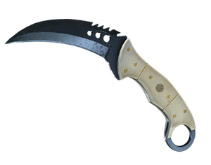 ★ StatTrak™ Talon Knife | Blue Steel (Well-Worn)
