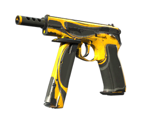 CZ75-Auto | Yellow Jacket (Battle-Scarred)