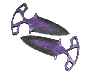 ★ Shadow Daggers | Ultraviolet (Battle-Scarred)