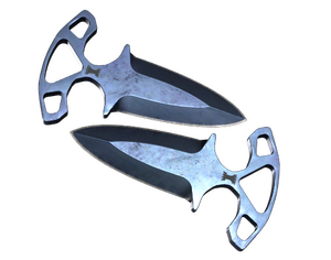 ★ StatTrak™ Shadow Daggers | Blue Steel (Battle-Scarred)