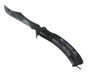 ★ Butterfly Knife | Ultraviolet (Battle-Scarred)