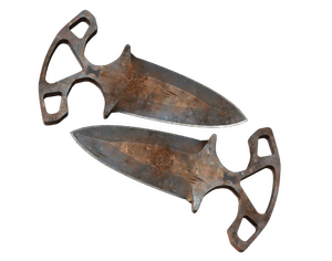★ StatTrak™ Shadow Daggers | Rust Coat (Battle-Scarred)