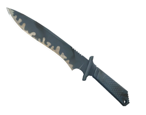 ★ Classic Knife | Night Stripe (Well-Worn)
