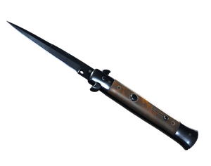 ★ StatTrak™ Stiletto Knife | Blue Steel (Well-Worn)