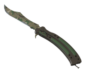 ★ StatTrak™ Butterfly Knife | Forest DDPAT (Well-Worn)
