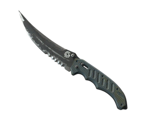 ★ StatTrak™ Flip Knife | Night (Battle-Scarred)