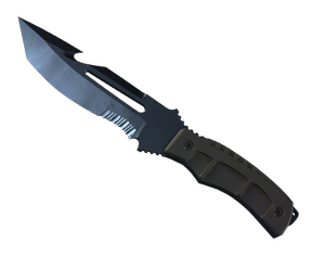 ★ StatTrak™ Survival Knife | Blue Steel (Field-Tested)
