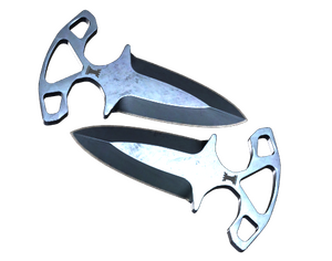 ★ Shadow Daggers | Blue Steel (Well-Worn)