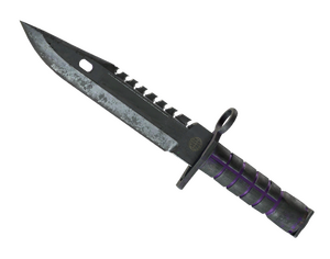 ★ StatTrak™ M9 Bayonet | Ultraviolet (Battle-Scarred)