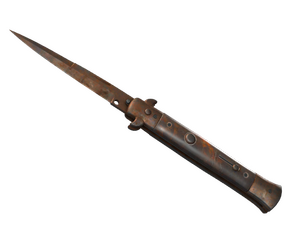 ★ Stiletto Knife | Rust Coat (Battle-Scarred)