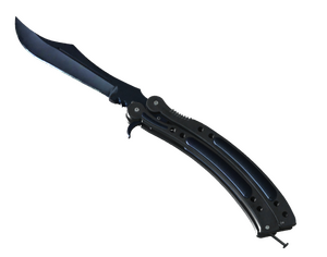 ★ Butterfly Knife | Blue Steel (Battle-Scarred)