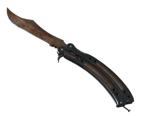 ★ Butterfly Knife | Rust Coat (Battle-Scarred)