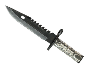★ StatTrak™ M9 Bayonet | Black Laminate (Well-Worn)